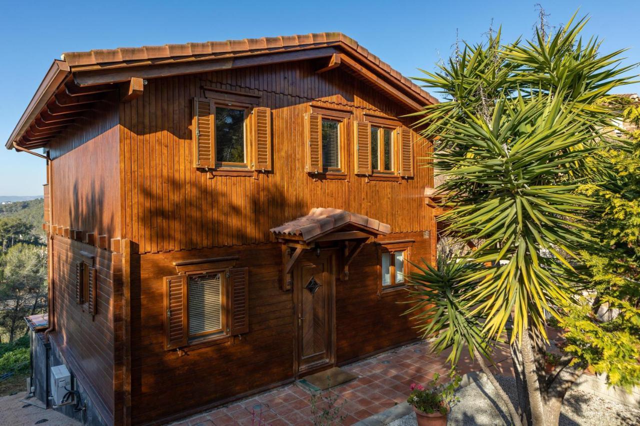 Casa De Madera En Calafell Villa Luaran gambar