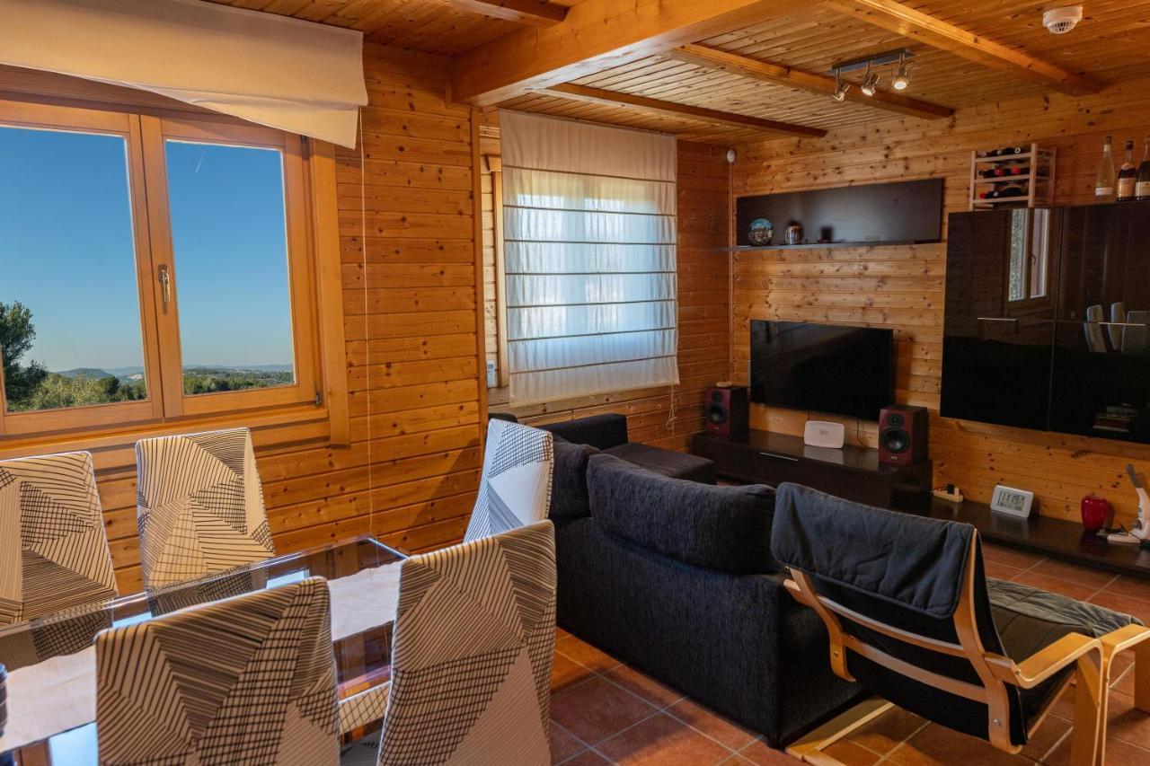 Casa De Madera En Calafell Villa Luaran gambar