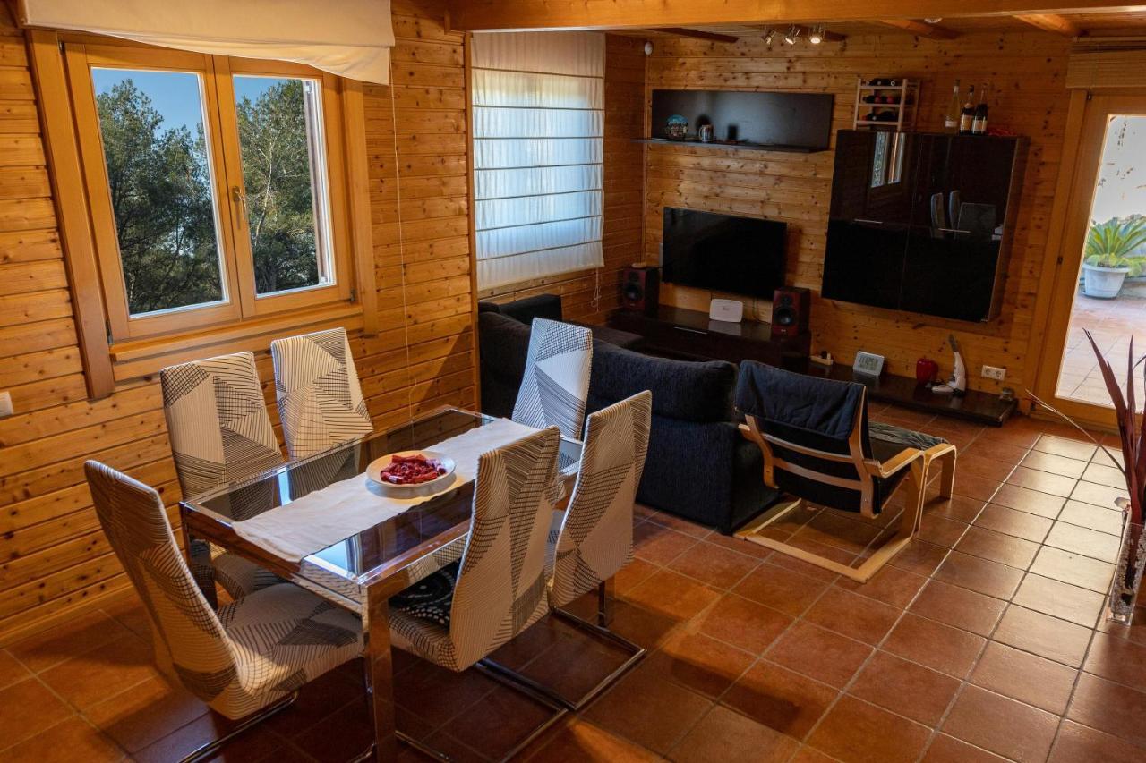 Casa De Madera En Calafell Villa Luaran gambar